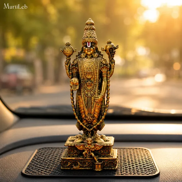 MurtiLeb_Antique_Gold_Tirupati_Balaji_Idol_3.5_Inch