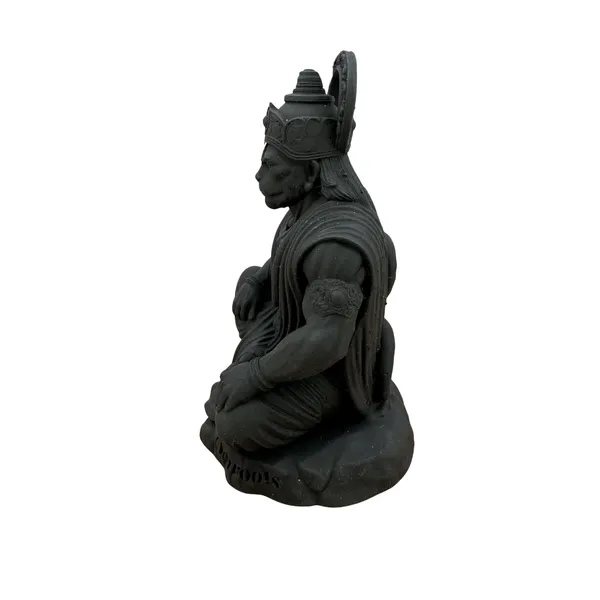 Black_Stone_Seated_Hanuman_Idol_With_Gada