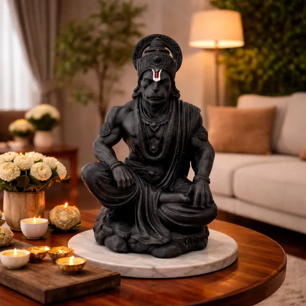 Black_Stone_Seated_Hanuman_Idol_With_Gada