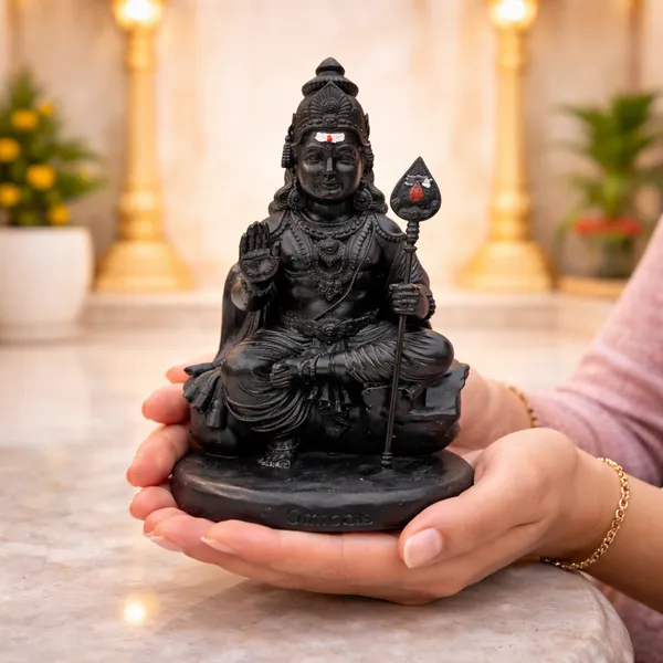 Black_Resin_Seated_Lord_Shiva_Idol_With_Trident