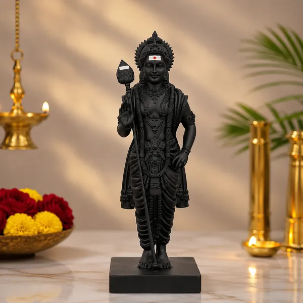 Murtileb_Lord_Murugan_Swamy_(4_Inch-Matte_Black)