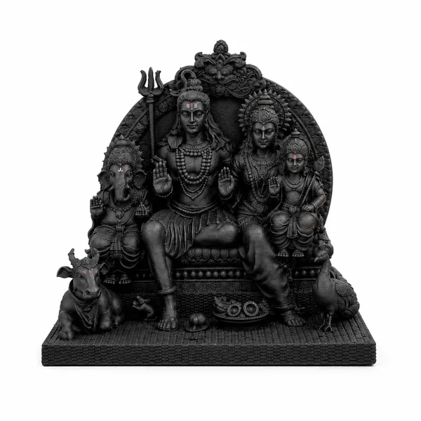 Shiv_Parivar_UV_Resin_Idol_for_Car_Dashboard,_Home_Mandir_&_Office_Desk_–_3.5_Inch