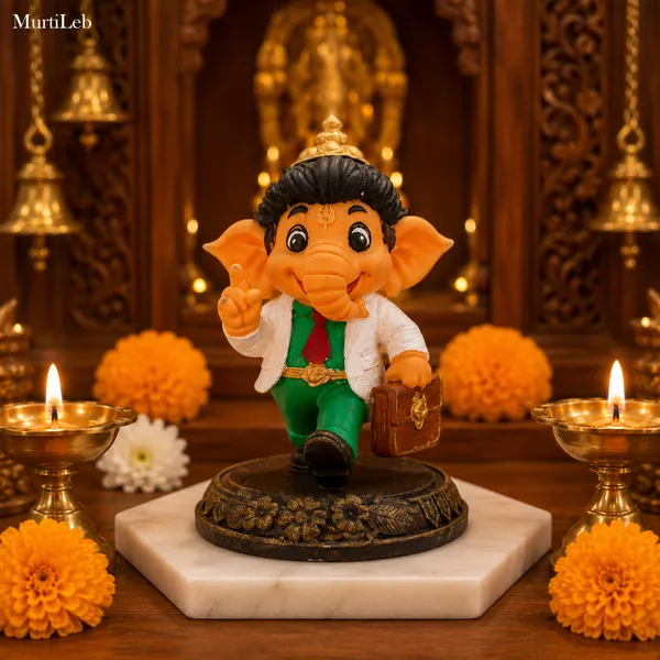 MurtiLeb_Business_Ganesha_Idol_3.5_Inch_|_Premium_Resin_Ganpati_Murti