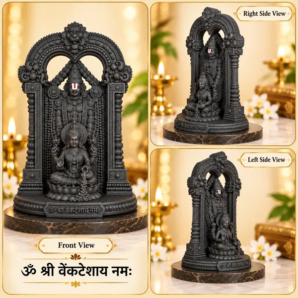 Lord_Venkateswara_&_Mata_Padmavathi_4"_Idol