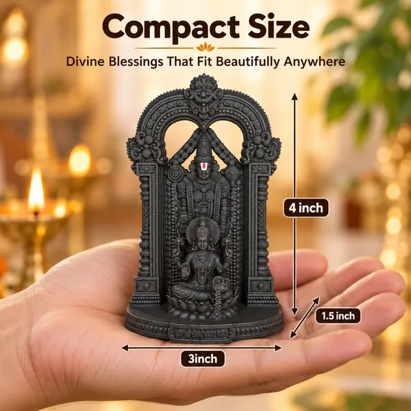 Lord_Venkateswara_&_Mata_Padmavathi_4"_Idol