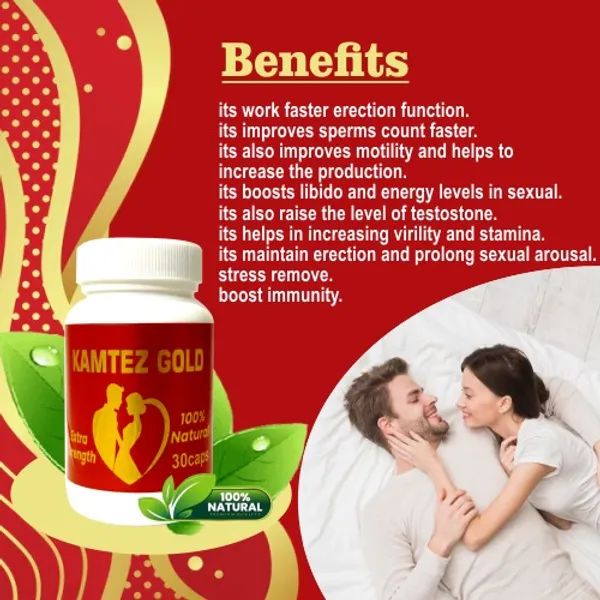 Kamtez_Gold_Capsule_Natural_Male_Enhancement_&_Vitality_Supplement_(30_Capsules)