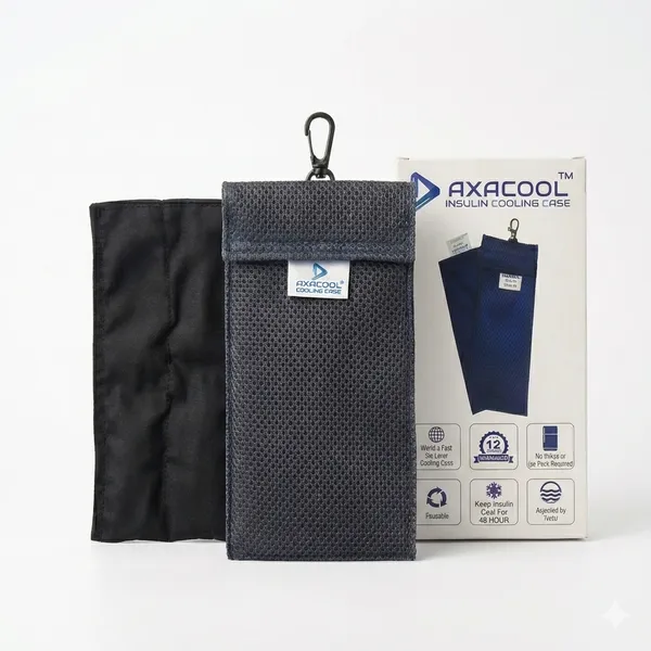 Axacool_Pro_Insulin_Cooler_Travel_Case_With_Two_Inner_Pouches_48_Hours,_Tsa_Approved_Best_Insulin_Cooling_Bag_For_Travel,_Insulin_Cooling_Pouch,_No_Ice_Packs,_Medicine_Travel_Pouch_Grey