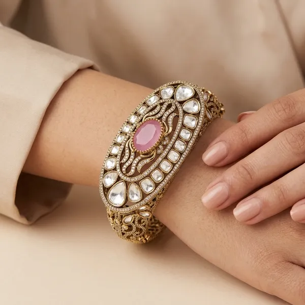 Gold_Tone_Kundan_Embellished_Bracelet_For_Women