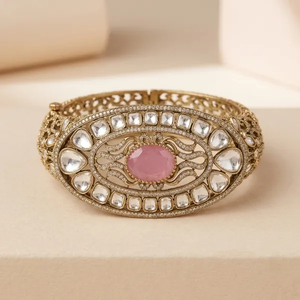 Gold_Tone_Kundan_Embellished_Bracelet_For_Women