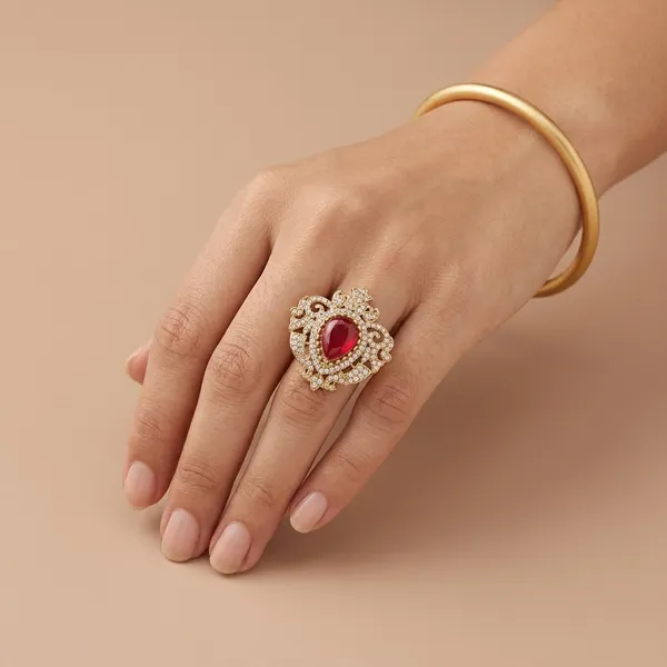 Red_Ruby_Stone_Crystal_Studded_Adjustable_Ring_For_Women