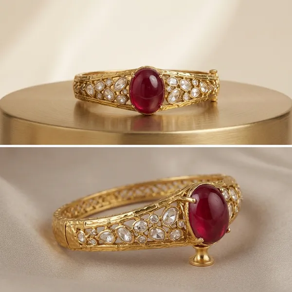 Gold_Plated_Red_Stone_Studded_Bracelet_For_Women