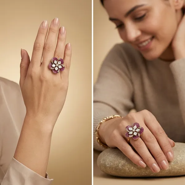 Pink_And_White_Crystal_Floral_Ring_For_Women
