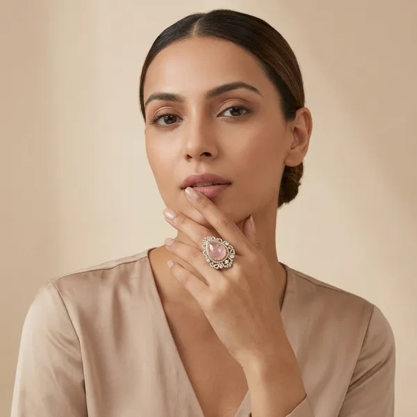 Pink_Stone_Heart_Shaped_Cocktail_Ring_With_Crystal_Embellishments