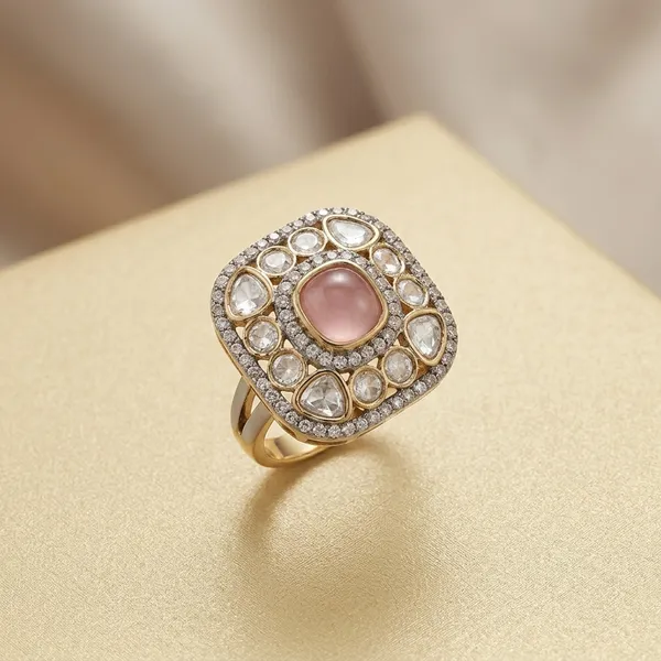 Pink_Stone_Embellished_Kundan_Ring_For_Women