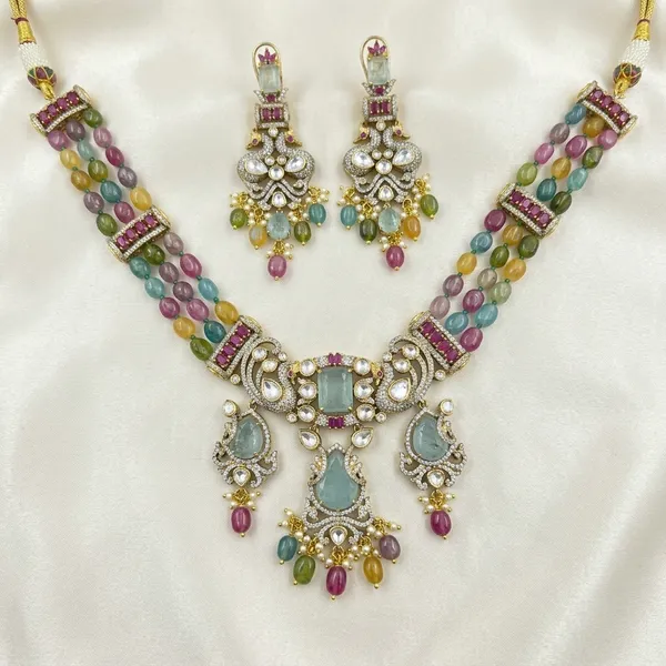 Multicolor_Brass_Kundan_Meenakari_Necklace_Set_For_Women