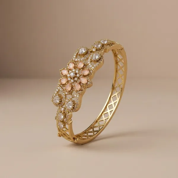 Gold_Tone_Crystal_Floral_Bangle_Bracelet