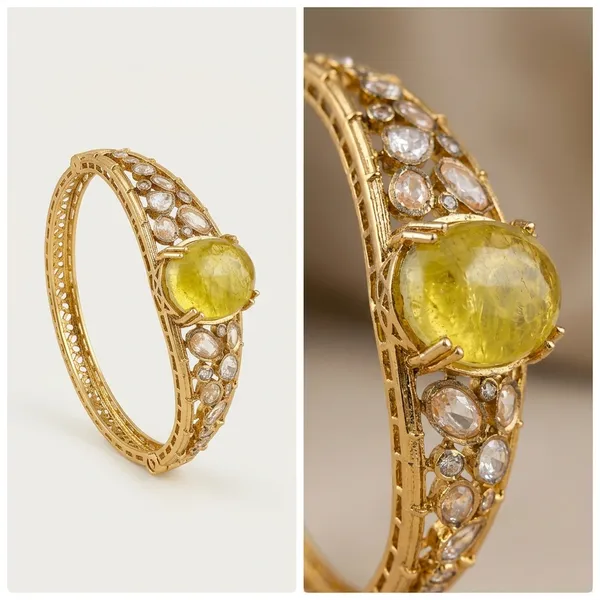 Gold_Plated_Yellow_Stone_Ethnic_Bangle_For_Women