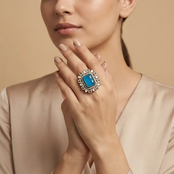 Blue_Stone_Kundan_Statement_Cocktail_Ring_For_Women