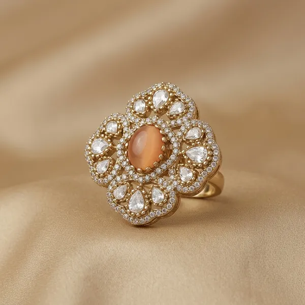 Gold_Tone_Kundan_Stone_Floral_Adjustable_Ring_For_Women