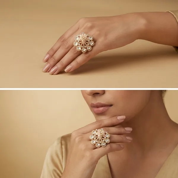 Gold_Polki_Kundan_Floral_Statement_Ring_For_Women