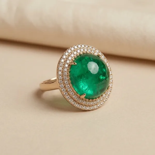 Green_Stone_Ring_With_Double_Halo_Diamond_Setting