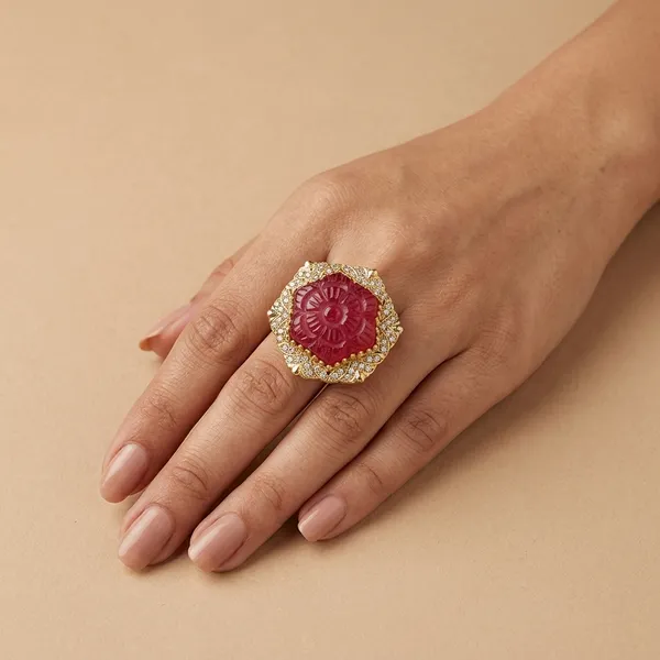 Red_Carved_Ruby_Ring_With_Gold_Plated_Crystal_Border
