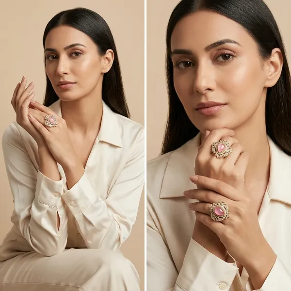 Pink_Stone_Floral_Filigree_Statement_Ring