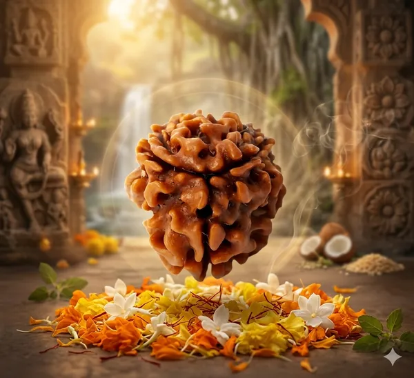 Oastro_Solution_3_Mukhi_Rudraksha_Sesame_Oil_Coated
