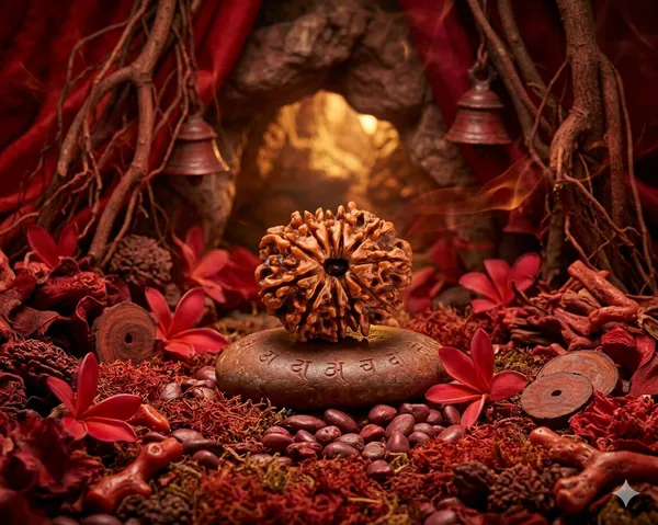 Oastro_Solution_11_Mukhi_Rudraksha_Bead_Jasmine_Oil_Coated