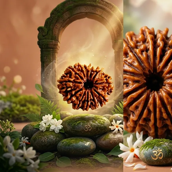 Oastro_Solution_13_Mukhi_Rudraksha_Bead_Floral_Oil_Coated