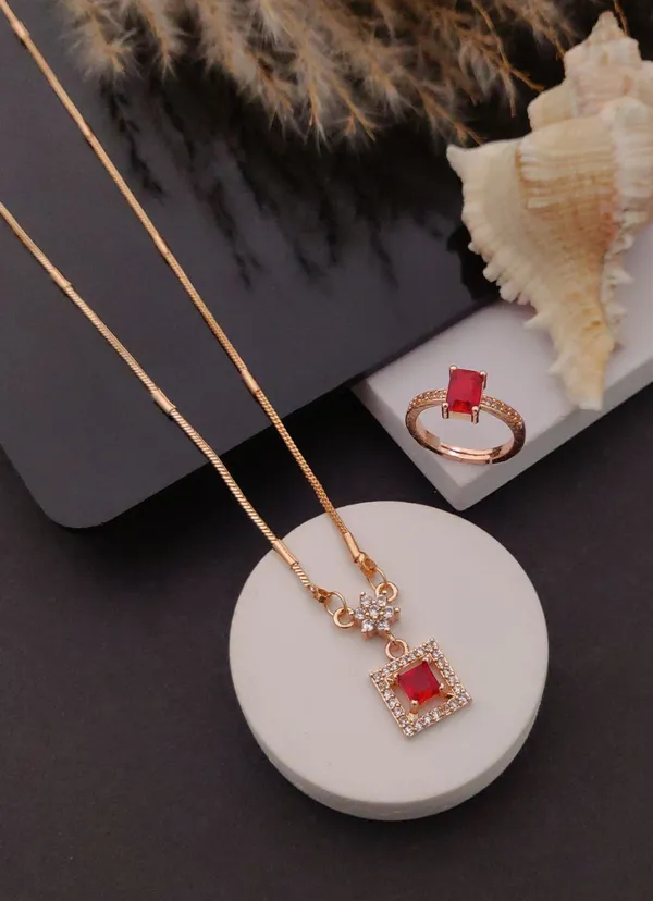 Red_Stone_Pendant_Necklace_With_Matching_Ring_Set_Pack_Of_2