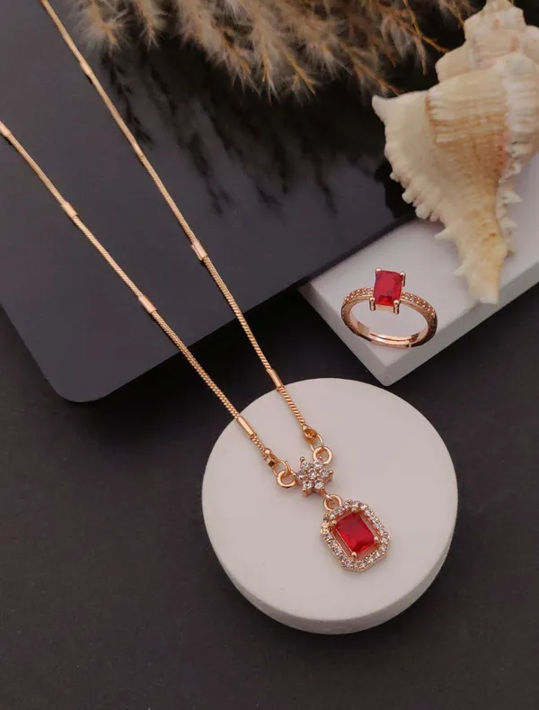 Ruby_Red_Stone_Pendant_Necklace_With_Matching_Ring_Set_Pack_Of_2