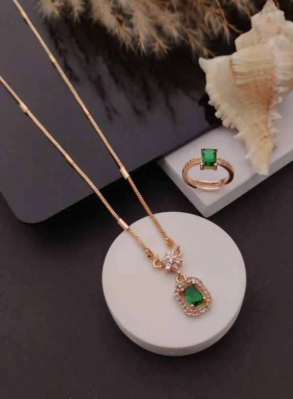 Elegant_Emerald_Green_Stone_Pendant_Necklace_And_Ring_Set_Pack_Of_2