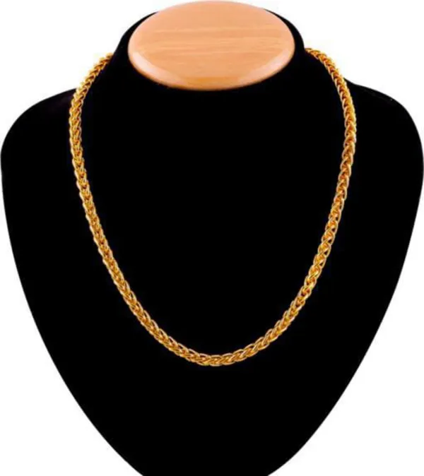 Gold_Toned_Twisted_Rope_Chain_Necklace_For_Men_And_Women