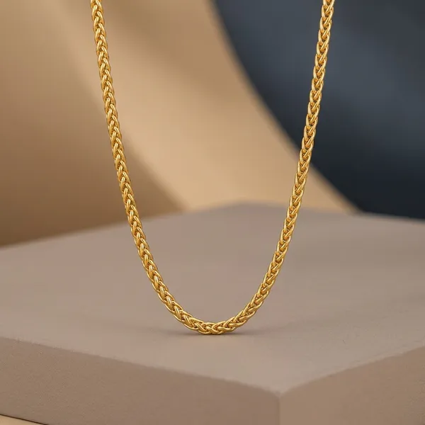 Gold_Toned_Twisted_Rope_Chain_Necklace_For_Men_And_Women