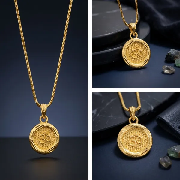 Gold_Medallion_Pendant_Necklace_With_Delicate_Chain