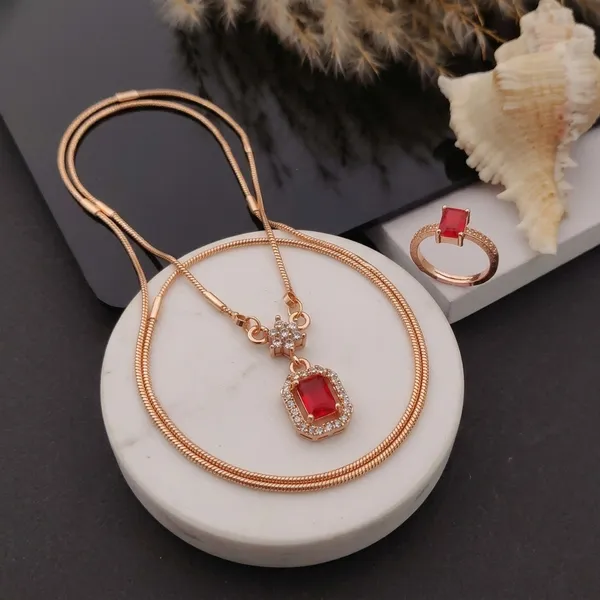 Ruby_Red_Stone_Pendant_Necklace_With_Matching_Ring_Set_Pack_Of_2