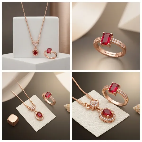 Elegant_Ruby_Red_Pendant_Necklace_With_Matching_Ring_Set_Pack_Of_2