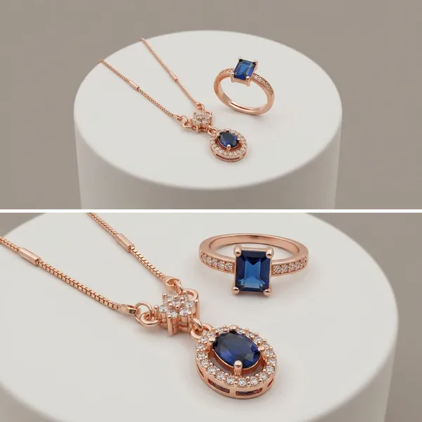 Blue_Stone_Pendant_Necklace_And_Ring_Set_Pack_Of_2