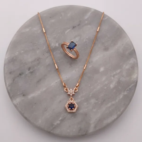Elegant_Blue_Stone_Pendant_Necklace_With_Matching_Ring_Set_Pack_Of_2