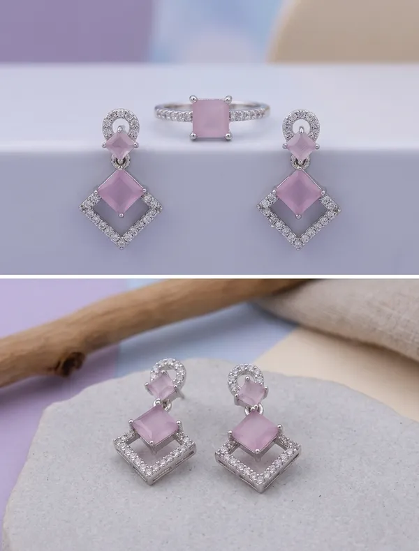 Pink_Opal_Jewellery_Set__Elegant_Ring_And_Earrings_Combo_Pack_Of_2