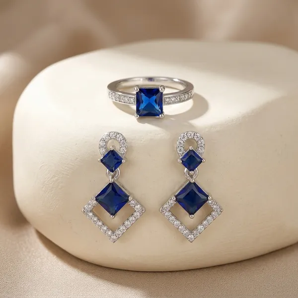 Blue_Stone_Studded_Ring_And_Earrings_Set_With_White_Crystals_Pack_Of_2