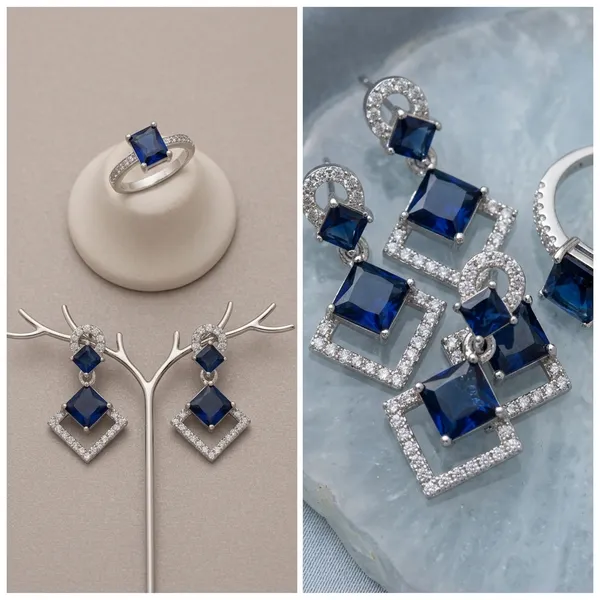 Blue_Stone_Studded_Ring_And_Earrings_Set_With_White_Crystals_Pack_Of_2