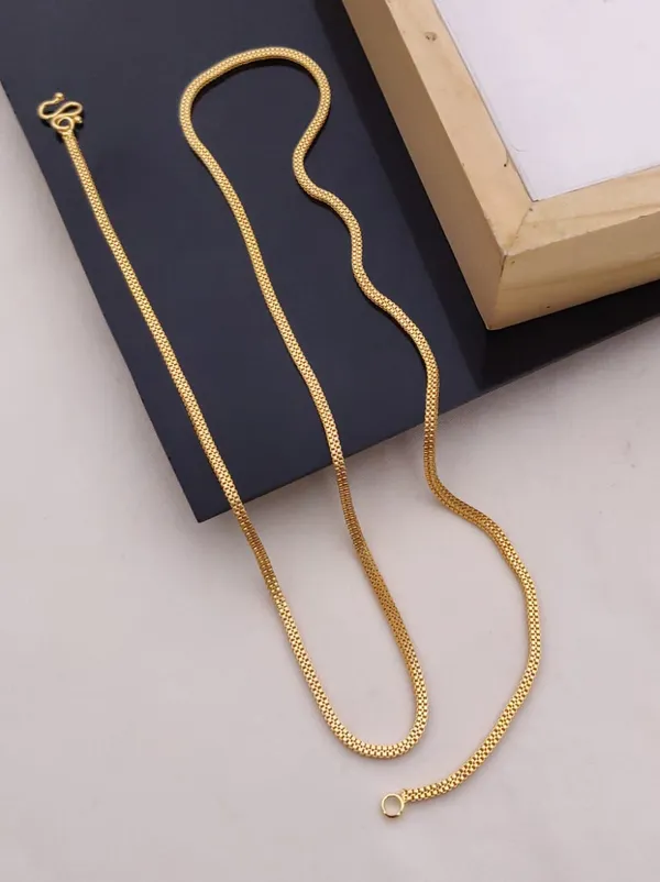 Elegant_Gold_Toned_Chain_Necklace_With_S_Hook_Clasp