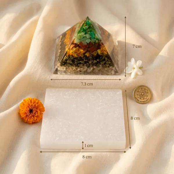 Authentic_Dhan_Yog_Pyramid_With_Free_Square_Raw_Selenite_Plate_|_Balance_&_Protection