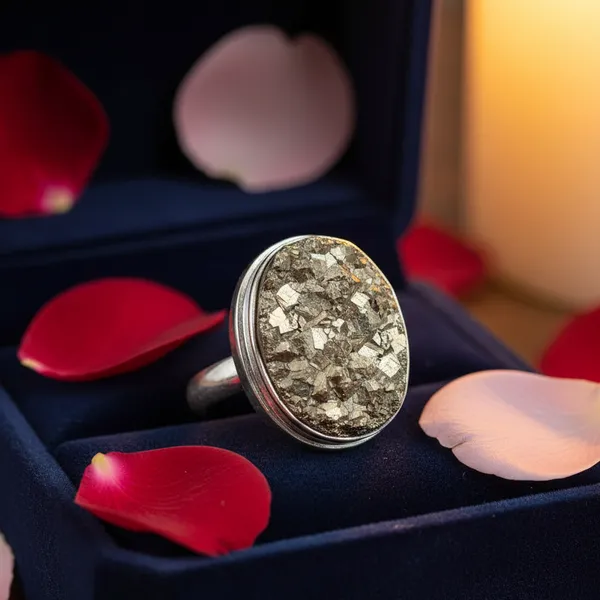 Timeless_Rough_Peru_Pyrite_Ring_For_Wealth_Luck_Protection_|_Wealth_&_Success