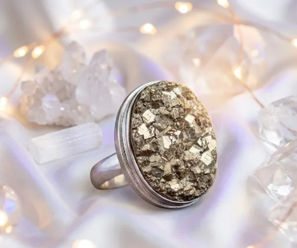 Timeless_Rough_Peru_Pyrite_Ring_For_Wealth_Luck_Protection_|_Wealth_&_Success