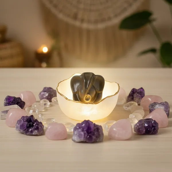 Timeless_Selenite_Bowl_Pyramid_With_Ganesha_For_Positive_Energy_|_Healing_&_Clarity
