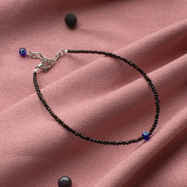 Handcrafted_Pyrite_Anklet_With_Free_Black_Tourmaline_Anklet_With_Evil_Eye_Charm_Maha_Lakshmi_Siddhi_|_Wealth_&_Success_(Pack_Of_2_)