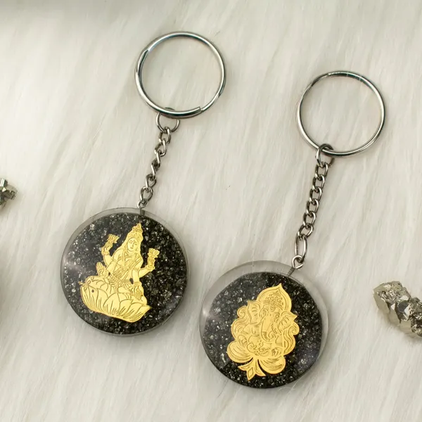 Sacred_Lakshmi_Ganesh_Ji_Pyrite_Keychain_Combo_Standard_|_Wealth_&_Success_(Pack_Of_2_)